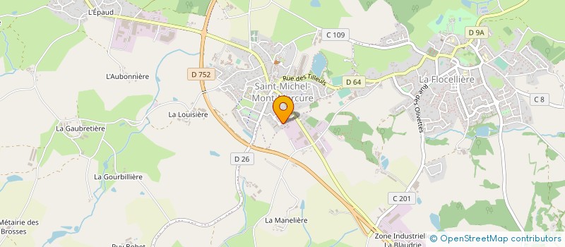 localisation de l'entreprise TRANSPORT CARTEAU à SEVREMONT