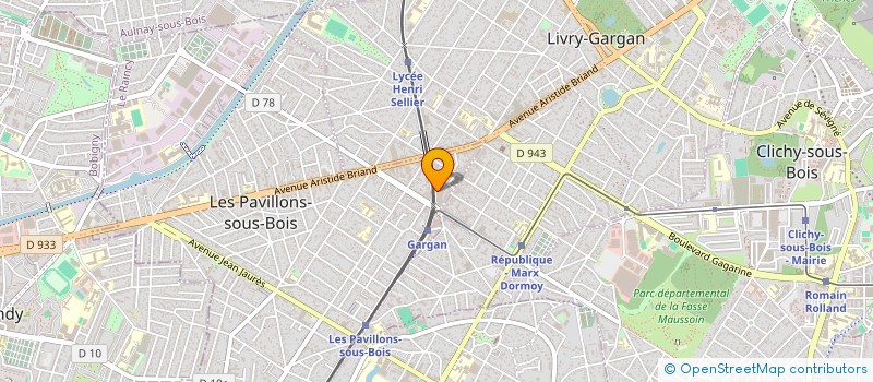 localisation de l'entreprise TRANSPORT CARTHAGE  LES PAVILLONS-SOUS-BOIS