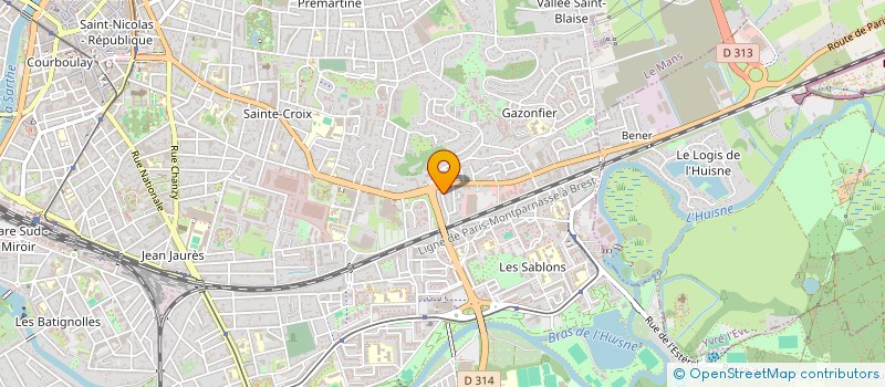 localisation de l'entreprise TRANSPORT CH'HIT REDOUAN à LE MANS