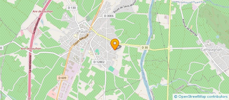 localisation de l'entreprise TRANSPORT CLAN à PAULHAN