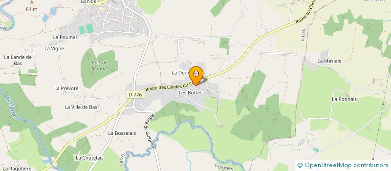 localisation de l'entreprise TRANSPORT COLIS BRETON à LASSY