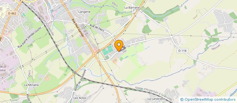 localisation de l'entreprise TRANSPORT COLIS LA BOUEXIERE à LA SELLE-LA-FORGE