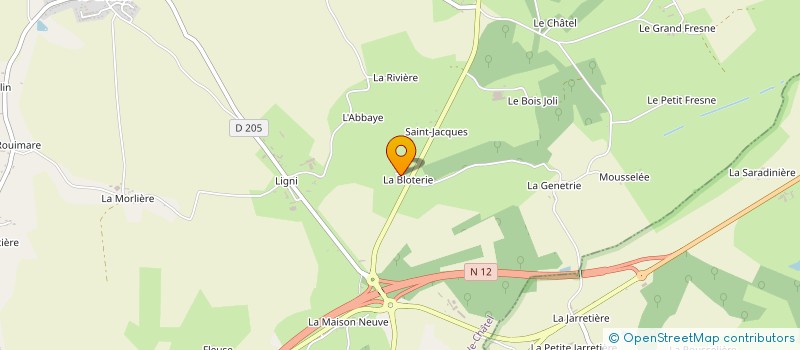 localisation de l'entreprise TRANSPORT CONTACT à SAINT-HILAIRE-LE-CHATEL