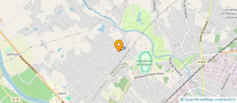 localisation de l'entreprise TRANSPORT COUDERC  MONTAUBAN