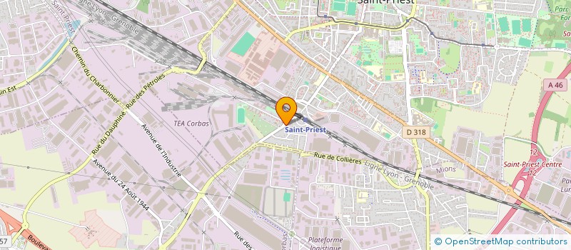 localisation de l'entreprise TRANSPORT COURSES LOCATION SERVICES à SAINT-PRIEST