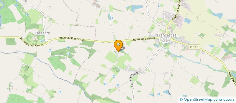 localisation de l'entreprise TRANSPORT D'ALBRET à NERAC