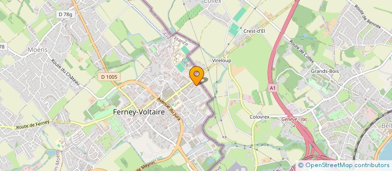 localisation de l'entreprise TRANSPORT D'EXCEPTION à FERNEY-VOLTAIRE