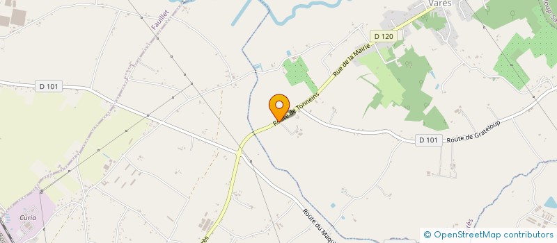 localisation de l'entreprise TRANSPORT DALLIES  VARES