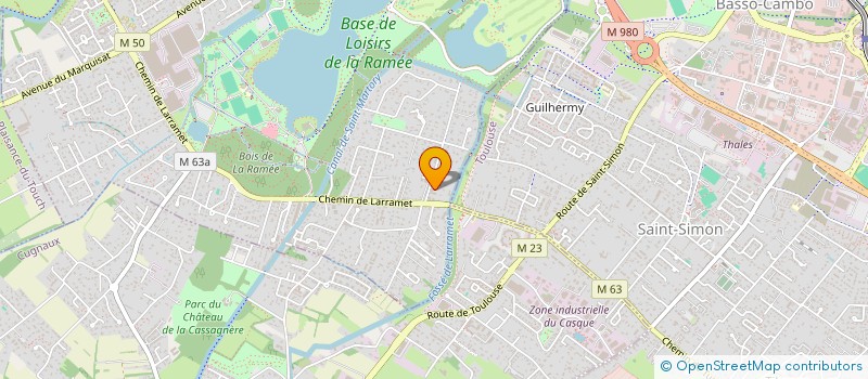 localisation de l'entreprise TRANSPORT DE CORPS ARENES-TAXI LA RAMEE  TOURNEFEUILLE