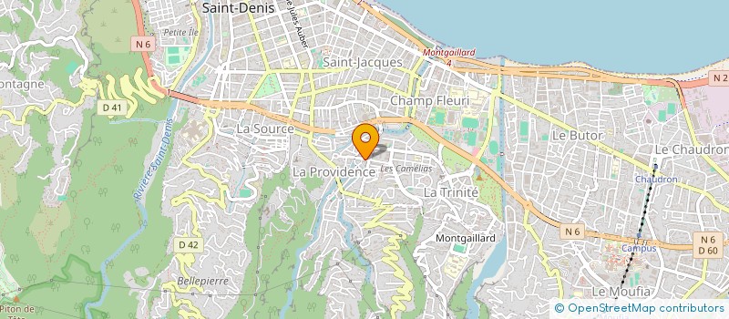localisation de l'entreprise TRANSPORT DE DECHETS A RISQUES à SAINT-DENIS