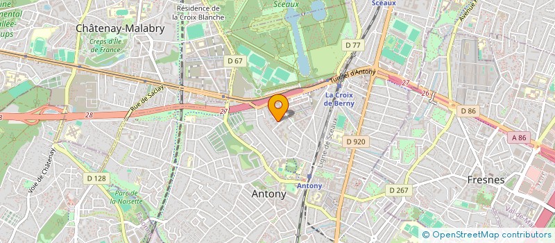 localisation de l'entreprise TRANSPORT DE LA PAIX à ANTONY