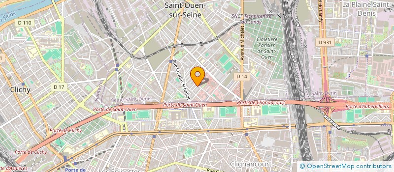 localisation de l'entreprise TRANSPORT DE PERSONNES AVEC CHAUFFEUR à SAINT-OUEN-SUR-SEINE