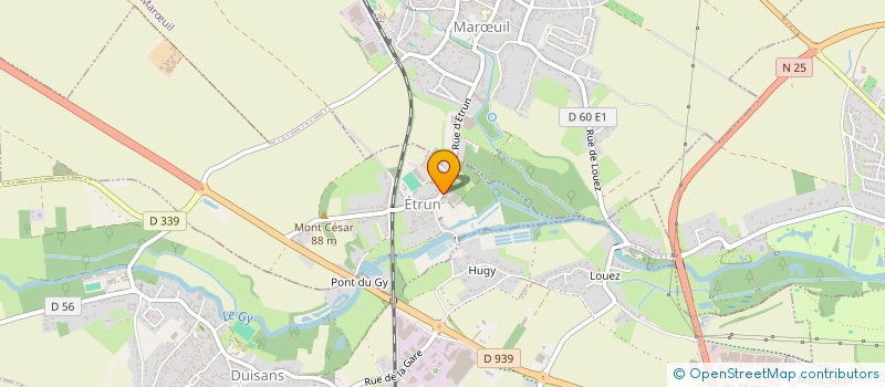 localisation de l'entreprise TRANSPORT  DEFFONTAINES  ETRUN