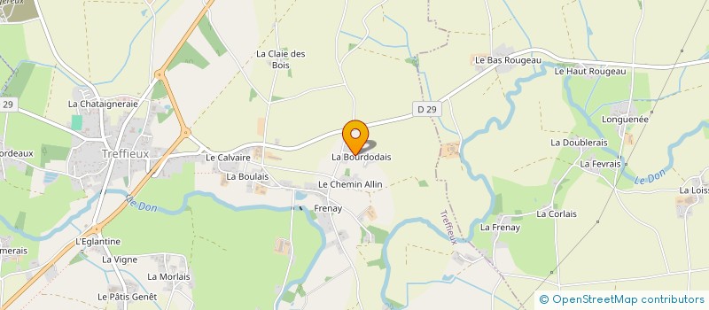 localisation de l'entreprise TRANSPORT DELORME PERE ET FILS  TREFFIEUX