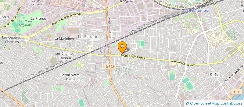 localisation de l'entreprise TRANSPORT DEMENAGEMENT EXPRESS  ARGENTEUIL