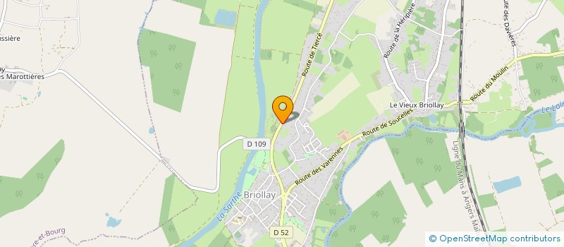 localisation de l'entreprise TRANSPORT DES BASSES VALLEES ANGEVINES à BRIOLLAY