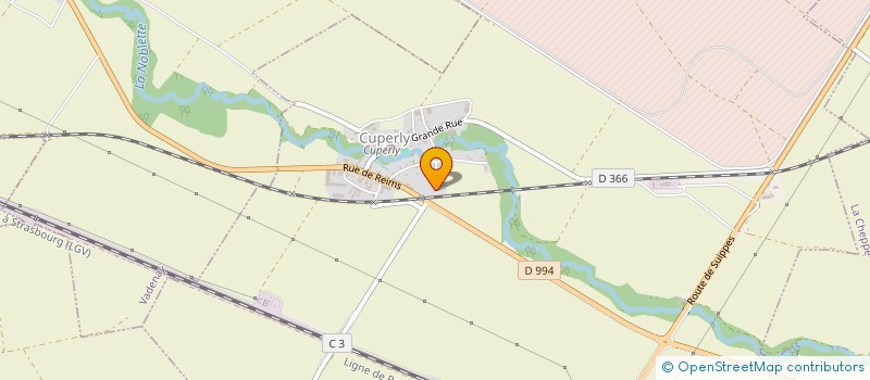 localisation de l'entreprise TRANSPORT DEZOTHEZ  CUPERLY