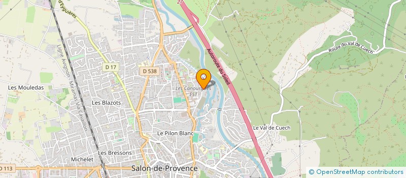 localisation de l'entreprise TRANSPORT DISTRIBUTION EXPRESS  SALON-DE-PROVENCE