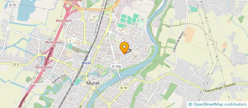 localisation de l'entreprise TRANSPORT DM à MURET