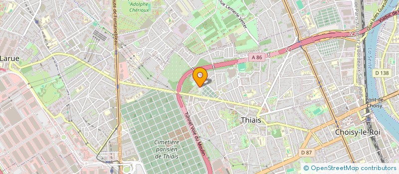 localisation de l'entreprise TRANSPORT DONA à THIAIS