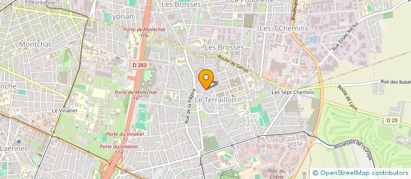 localisation de l'entreprise TRANSPORT DRIVER  BRON