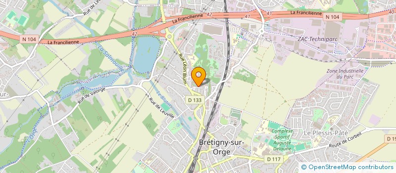 localisation de l'entreprise TRANSPORT DRIVER SERVICE  BRETIGNY-SUR-ORGE
