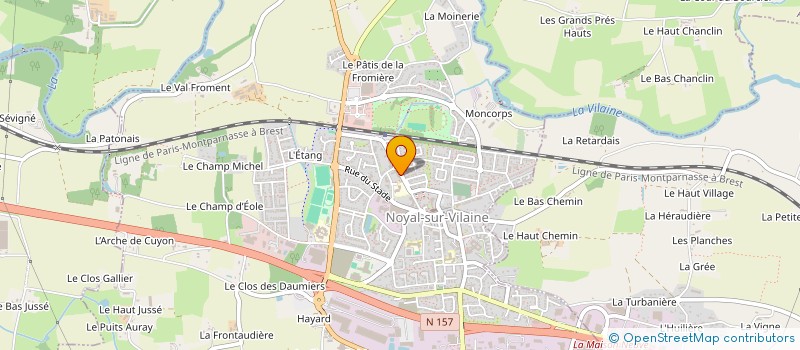 localisation de l'entreprise TRANSPORT DUTOIT à NOYAL-SUR-VILAINE