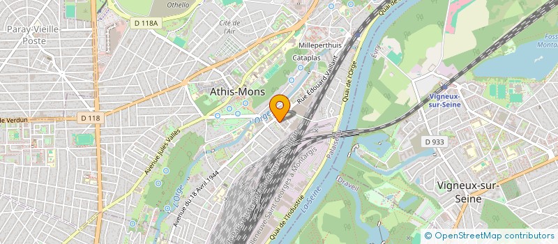 localisation de l'entreprise TRANSPORT EASY PRO  ATHIS-MONS