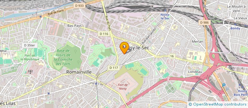 localisation de l'entreprise TRANSPORT ELLILI à NOISY-LE-SEC