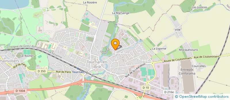 localisation de l'entreprise TRANSPORT ENERGIE DEFENSE INDUSTRIE CONSULTING  TOURNAN-EN-BRIE