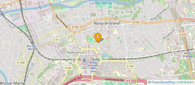 localisation de l'entreprise TRANSPORT EPOXY à NOISY-LE-GRAND