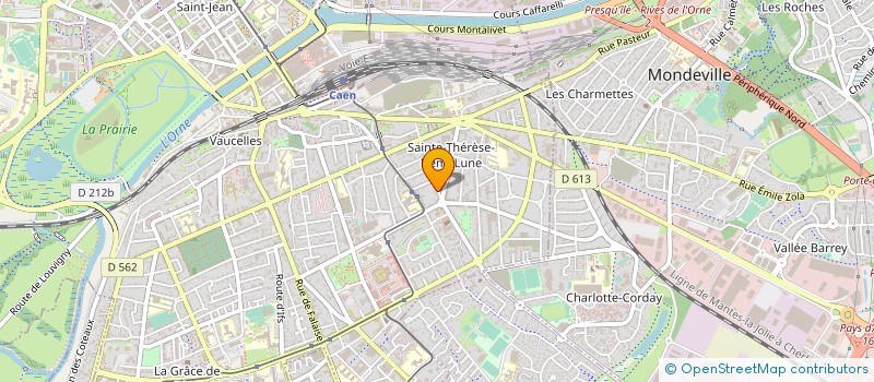 localisation de l'entreprise TRANSPORT ET LOGISTIQUE DE NORMANDIE à CAEN