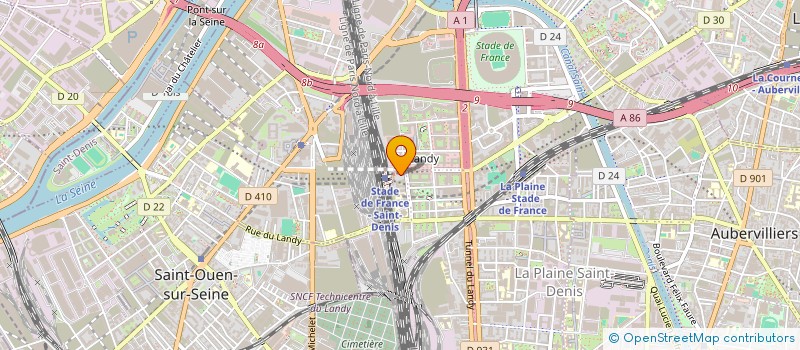 localisation de l'entreprise TRANSPORT ET LOGISTIQUE PARTENAIRES  SAINT-DENIS