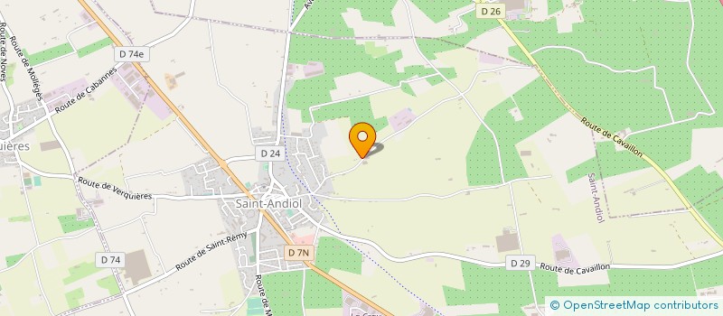 localisation de l'entreprise TRANSPORT ET NEGOCE TRABAUD à SAINT-ANDIOL