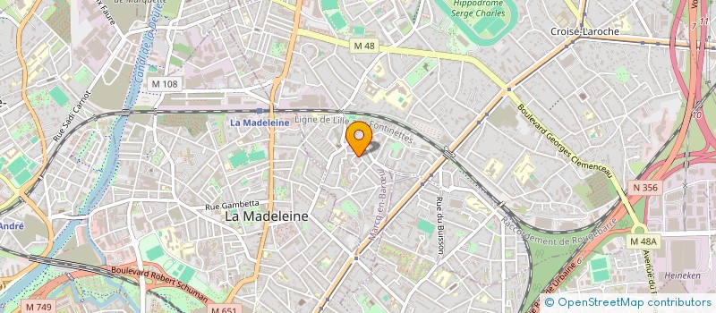localisation de l'entreprise TRANSPORT ET NETTOYAGE JB EXPRESS à MARCQ-EN-BARŒUL