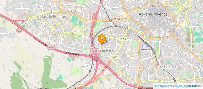 localisation de l'entreprise TRANSPORT ET STOCKAGE à AIX-EN-PROVENCE
