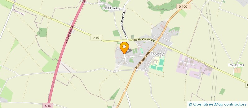 localisation de l'entreprise TRANSPORT ET TRAVAUX AGRICOLES DOUAY à FROISSY