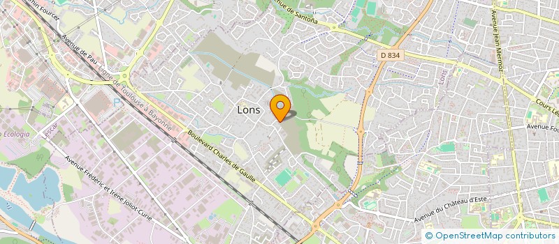 localisation de l'entreprise TRANSPORT ETIENNE SUD OUEST à LONS