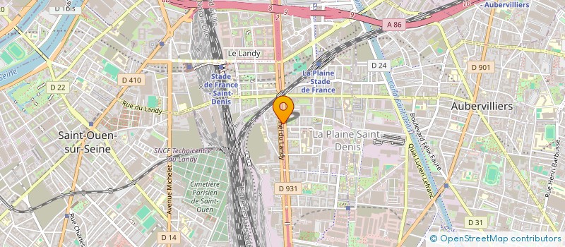 localisation de l'entreprise TRANSPORT EUROPE à SAINT-DENIS
