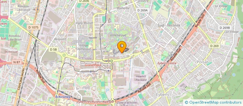 localisation de l'entreprise TRANSPORT EVA à GRENOBLE