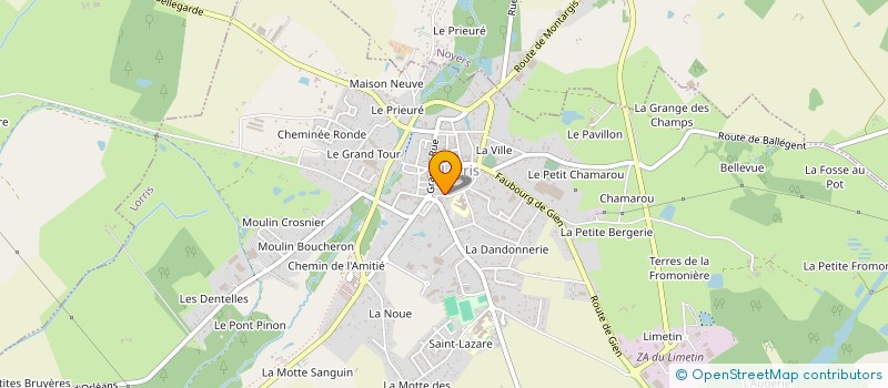 localisation de l'entreprise TRANSPORT EXCEPTIONNEL CONVOYAGE à LORRIS