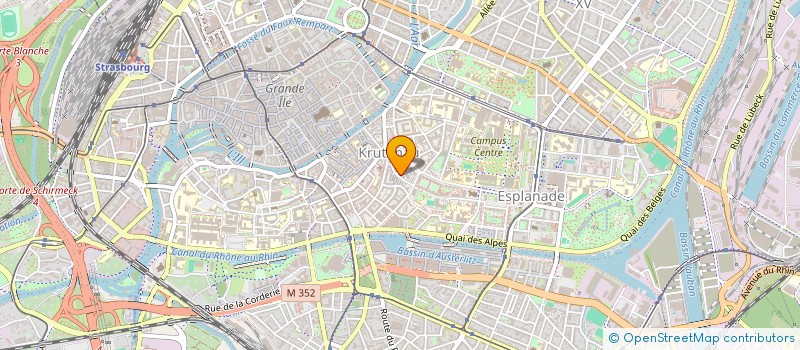 localisation de l'entreprise TRANSPORT EXPRESS à STRASBOURG