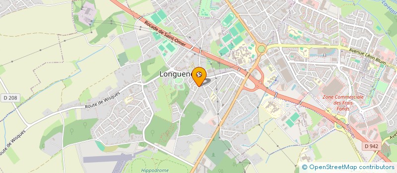 localisation de l'entreprise TRANSPORT EXPRESS BRIOUL  LONGUENESSE