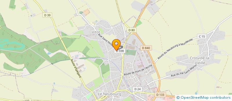 localisation de l'entreprise TRANSPORT EXPRESS D'AFFRETEMENT à LE NEUBOURG