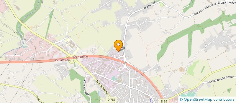 localisation de l'entreprise TRANSPORT EXPRESS HR  PLERIN