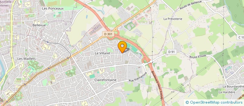 localisation de l'entreprise TRANSPORT EXPRESS LR à LE MANS