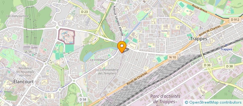 localisation de l'entreprise TRANSPORT EXPRESS T  ELANCOURT