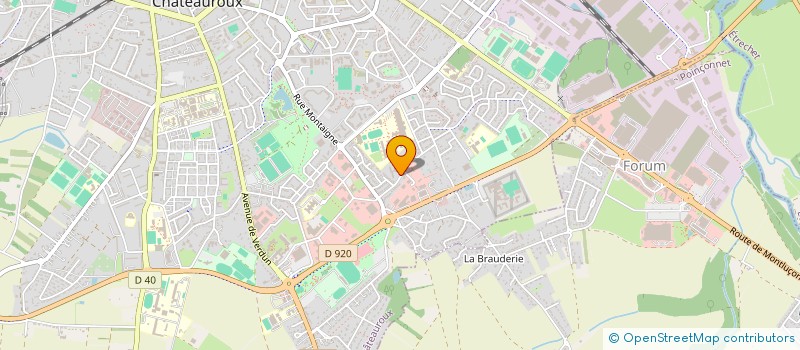 localisation de l'entreprise TRANSPORT FER VAL DE L INDRE à CHATEAUROUX