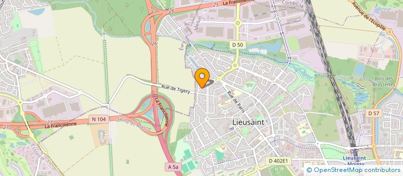 localisation de l'entreprise TRANSPORT FLASH  LIEUSAINT