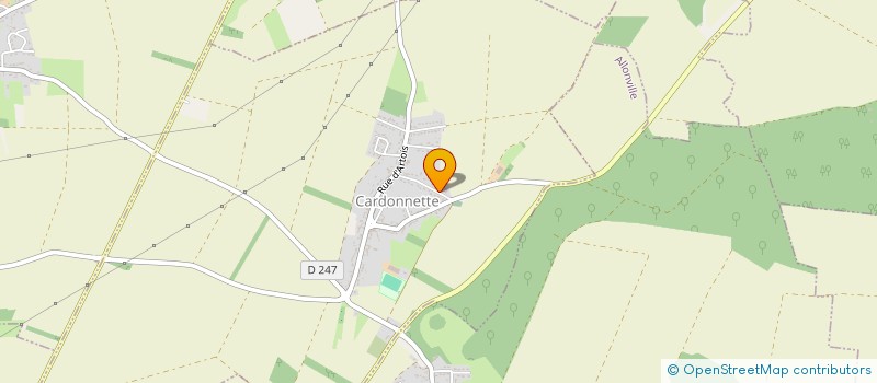 localisation de l'entreprise TRANSPORT FOSSE ET FILS  CARDONNETTE